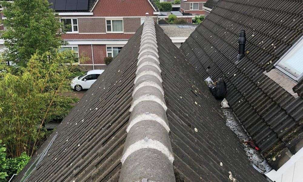 Repareren van nokvorsten in Renkum